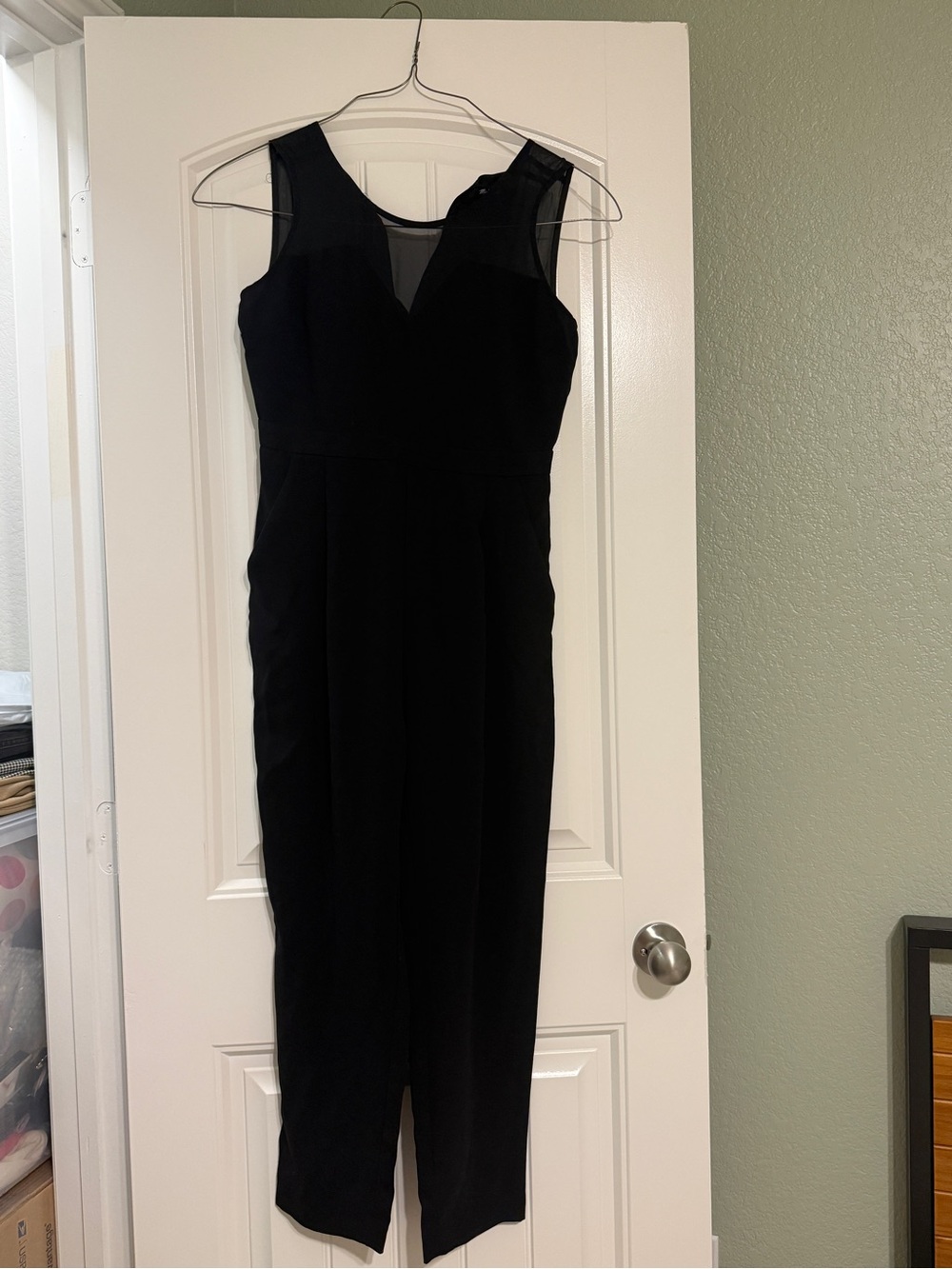 Madewell Black Sleeveless Jumpsuit